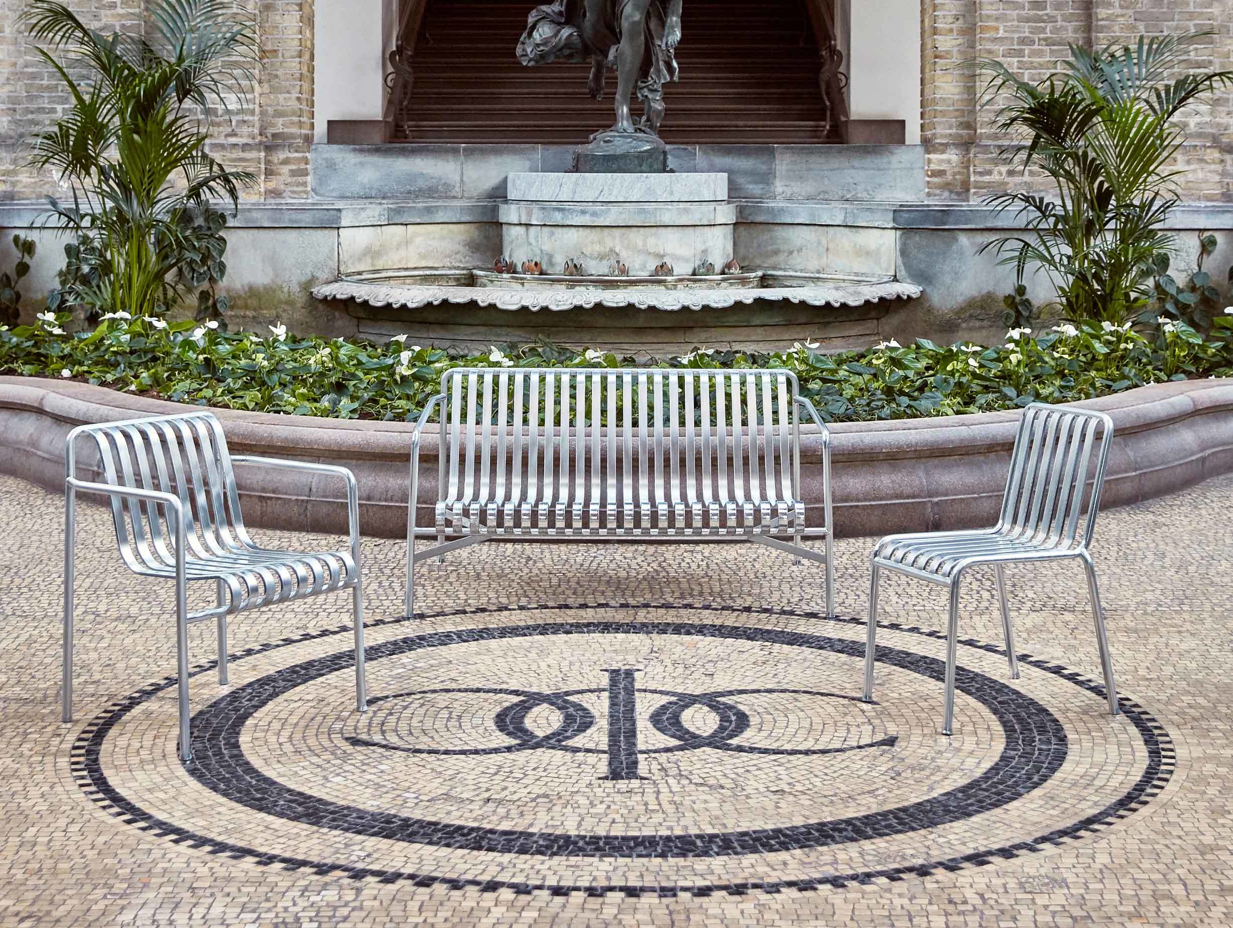 Hay palissade dining bench ls 8