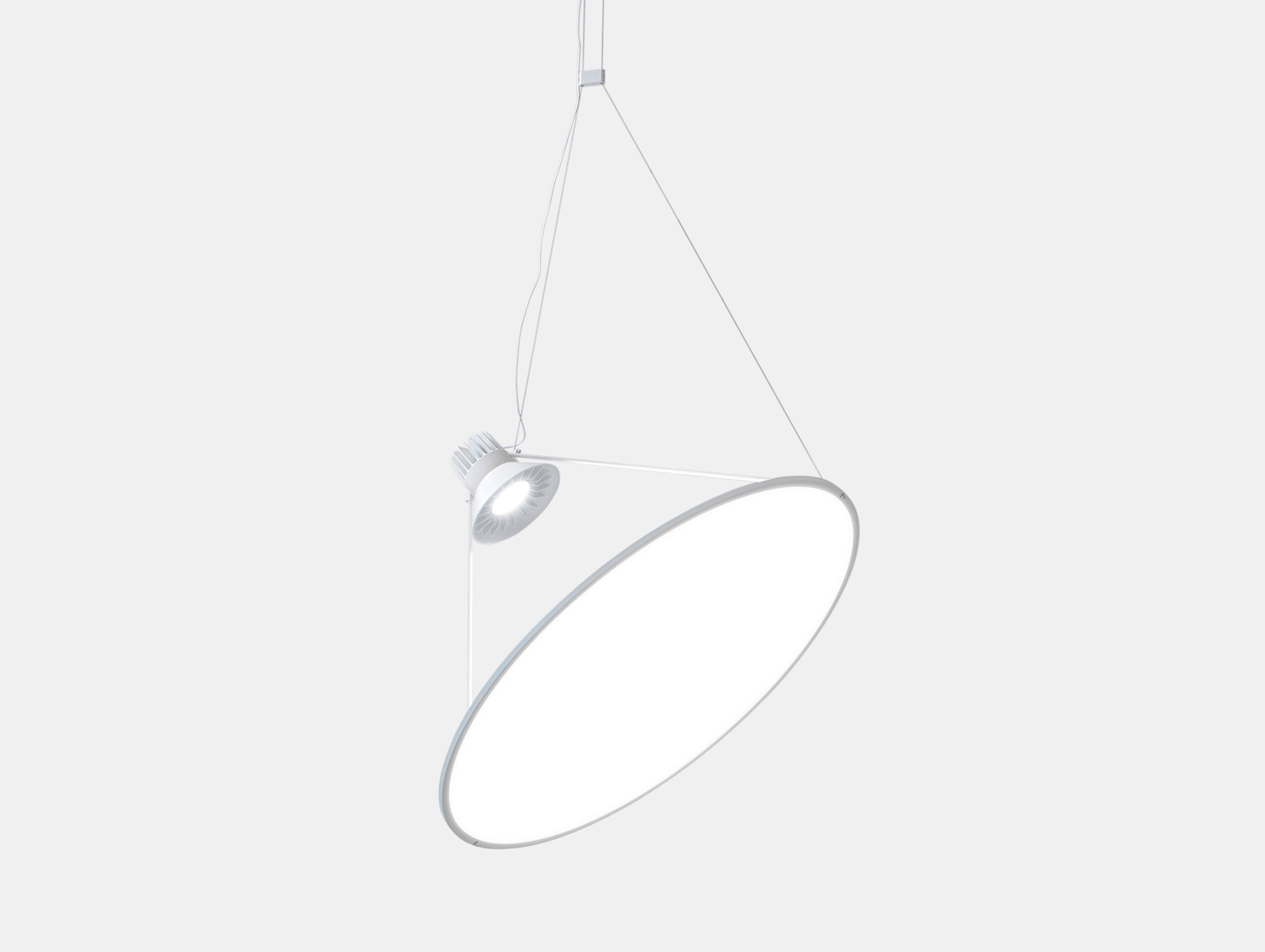 Luceplan Amisol Suspension Light White