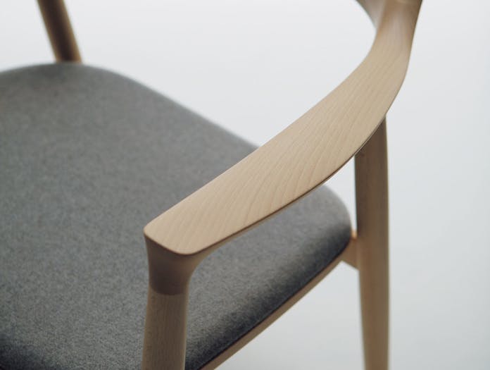 Maruni Hiroshima Lounge Chair Arm Detail Naoto Fukasawa