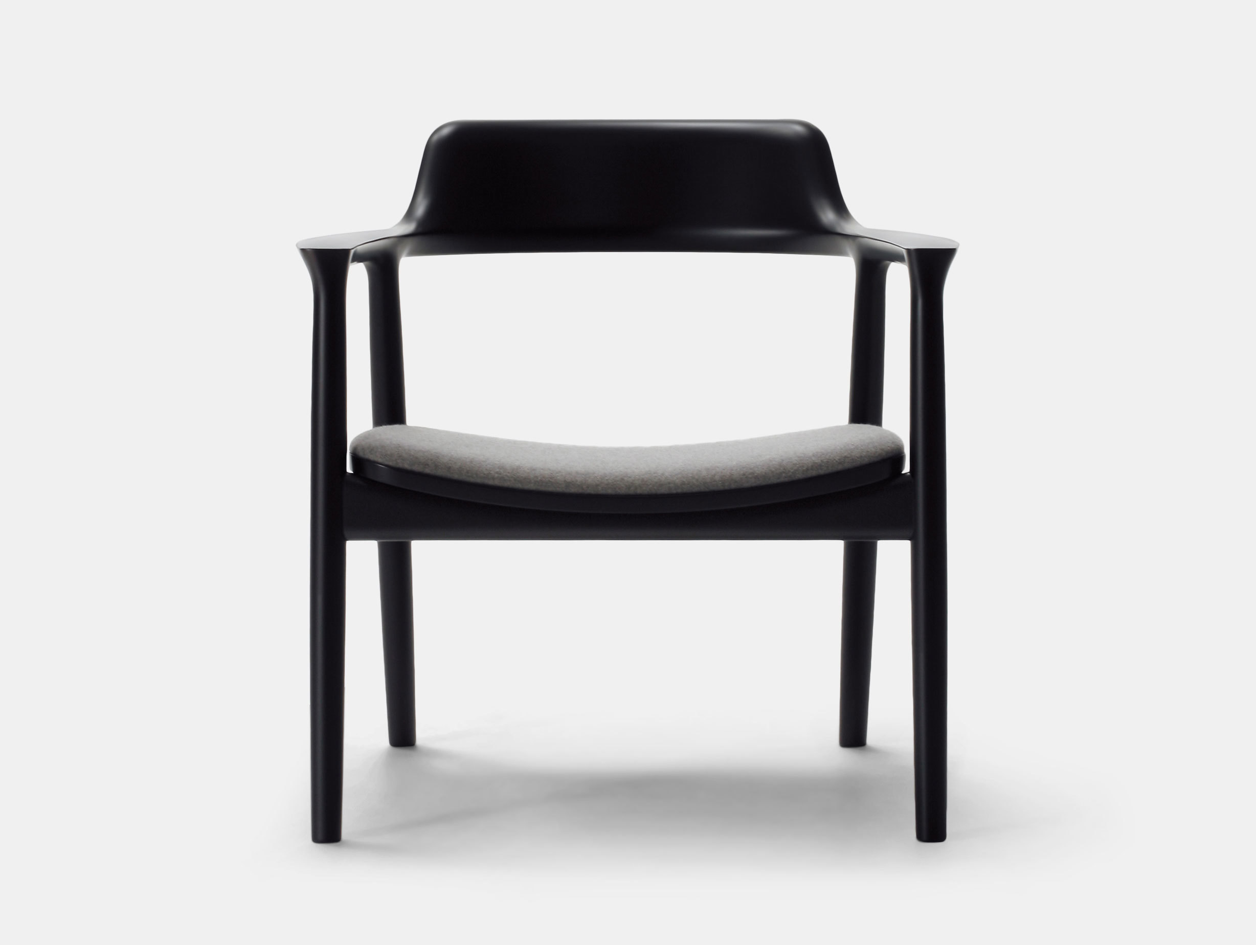Maruni Hiroshima Lounge Chair Black Naoto Fukasawa