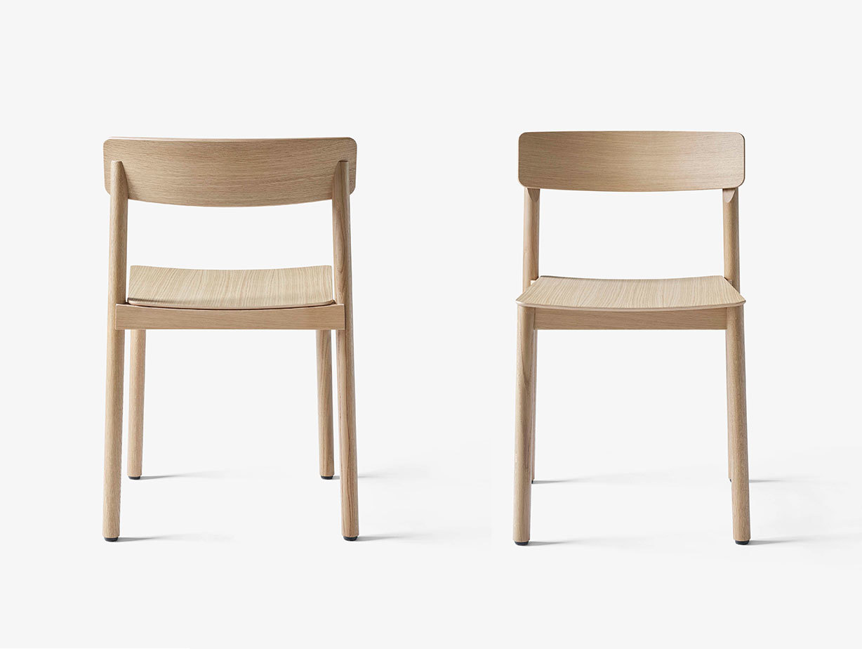 And Tradition TK2 Betty Wood Chairs Oak Thau Kallio