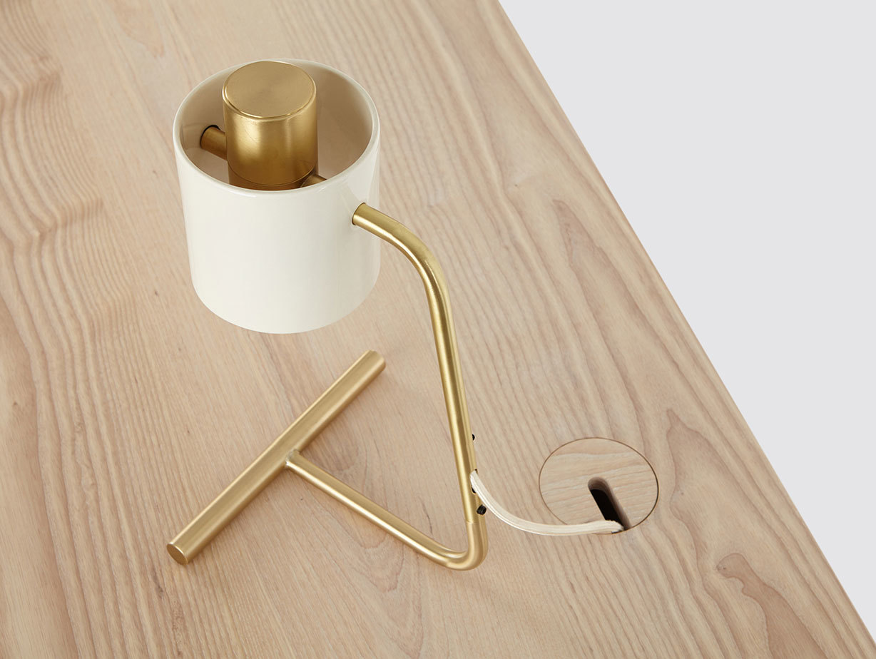 Another Country Desk Two cable management detail