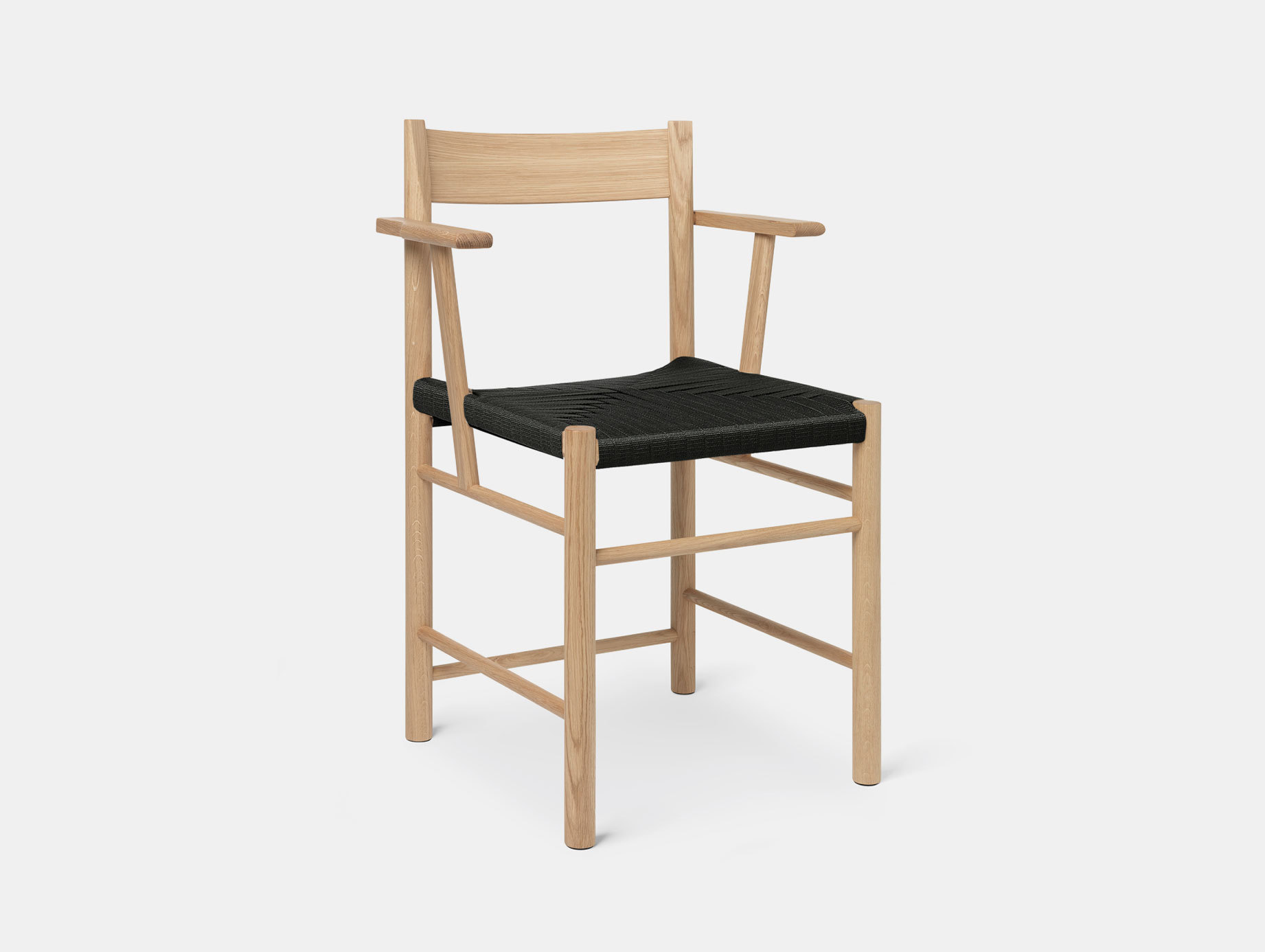 Brdr Kruger F Armchair oak black Rasmus Baekkel Fex