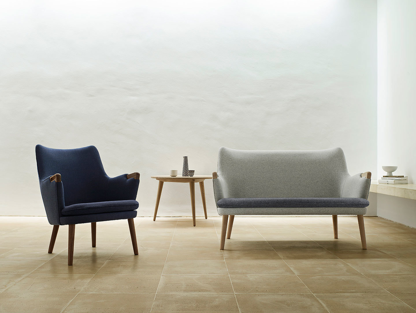 Carl Hansen Ch71 Lounge Chair Sofa Hans Wegner