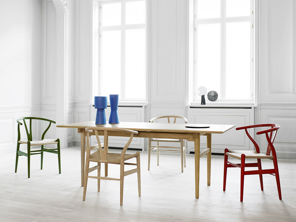 Carl Hansen Wegner CH24 oak soap beech olive green red brown CH327 oak soap