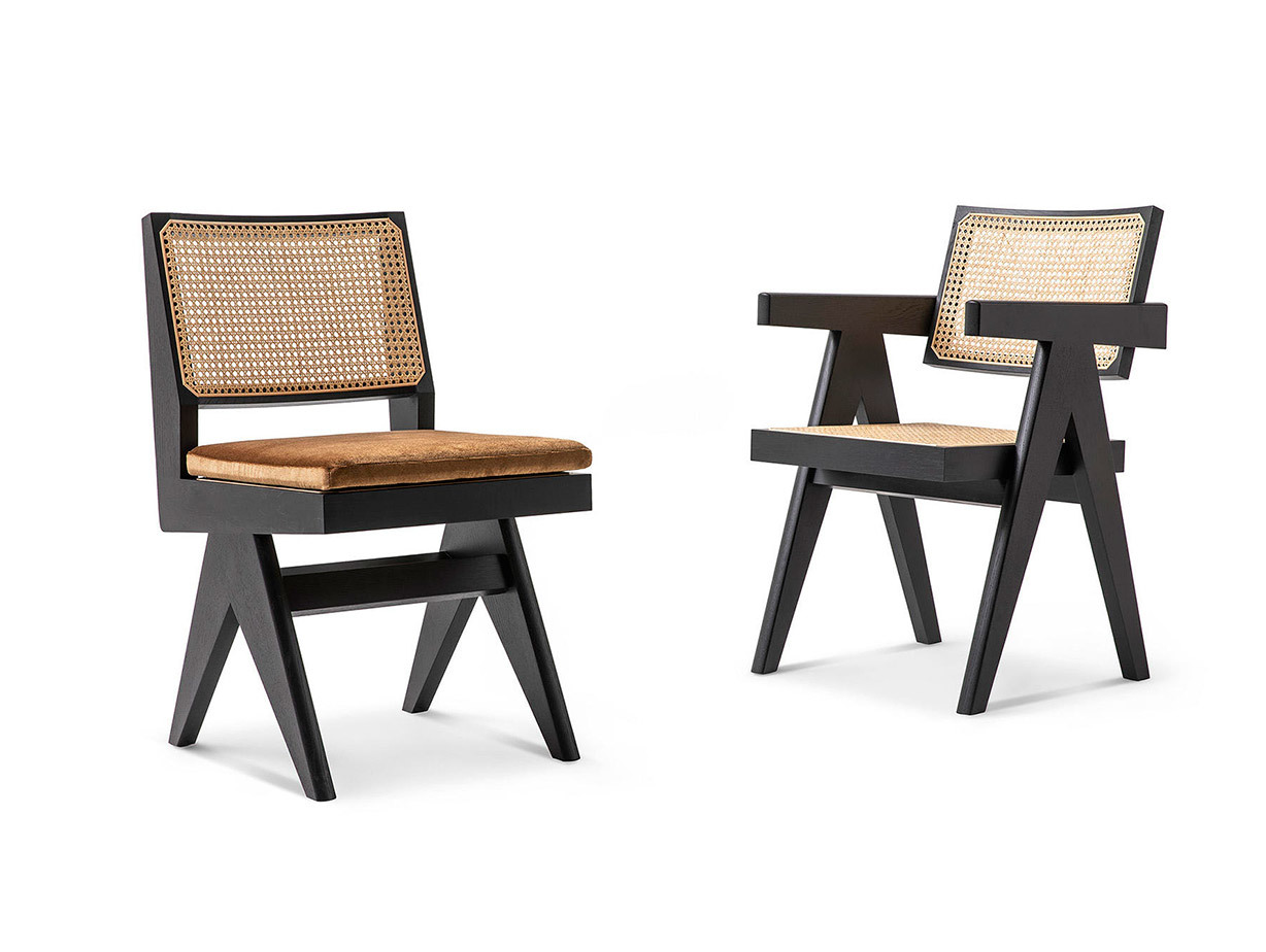 Cassina Capitol Complex Office Chairs Pierre Jeanneret