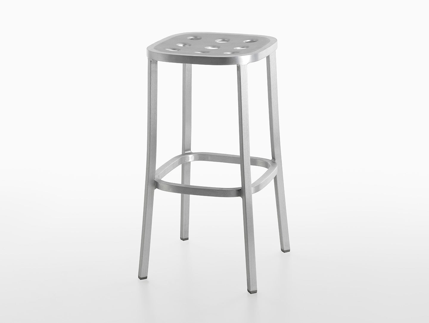 Emeco 1 Inch All Aluminium Barstool 3 Jasper Morrison