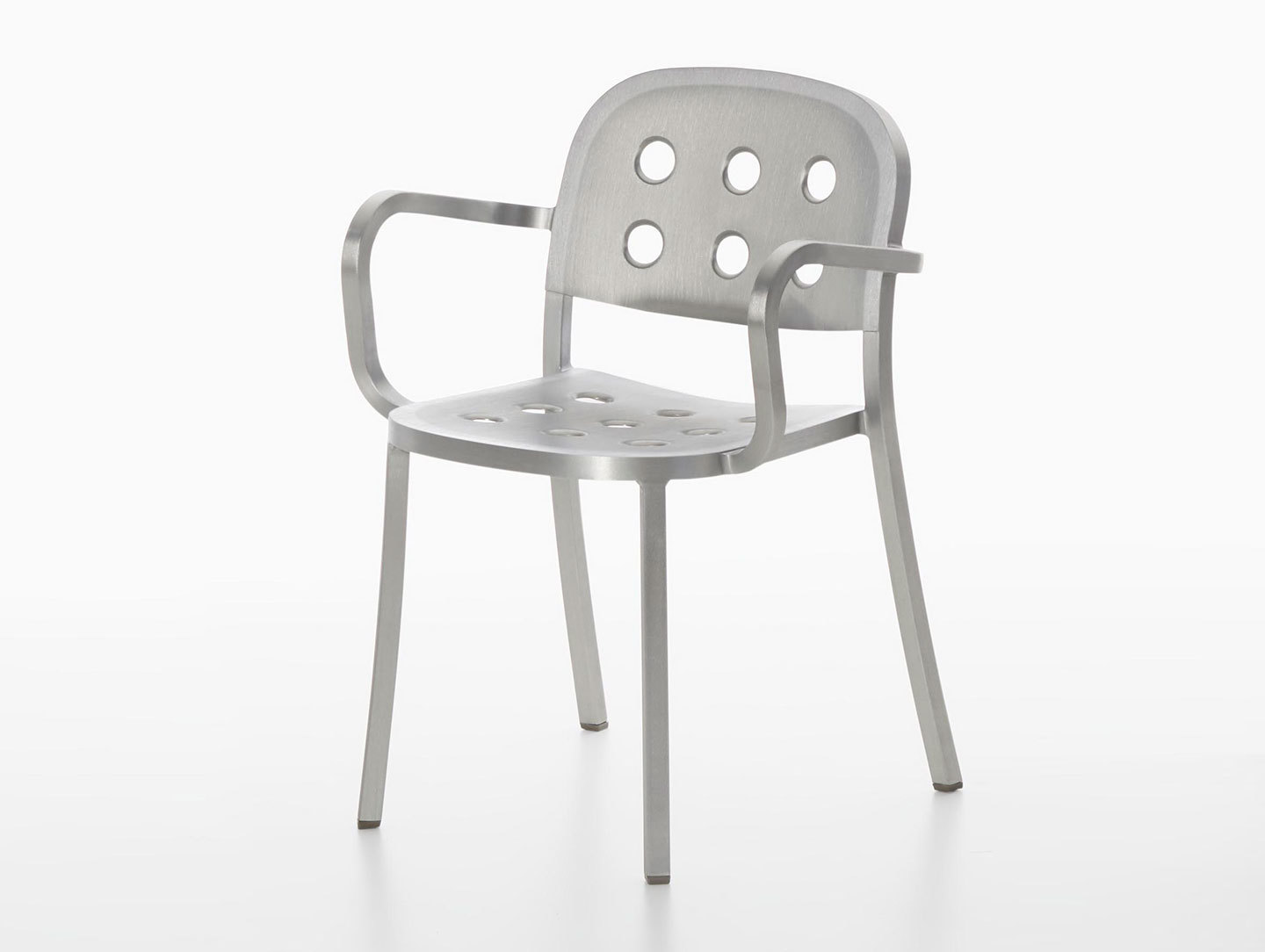 Emeco 1 inch all aluminium armchair 2 jasper morrison