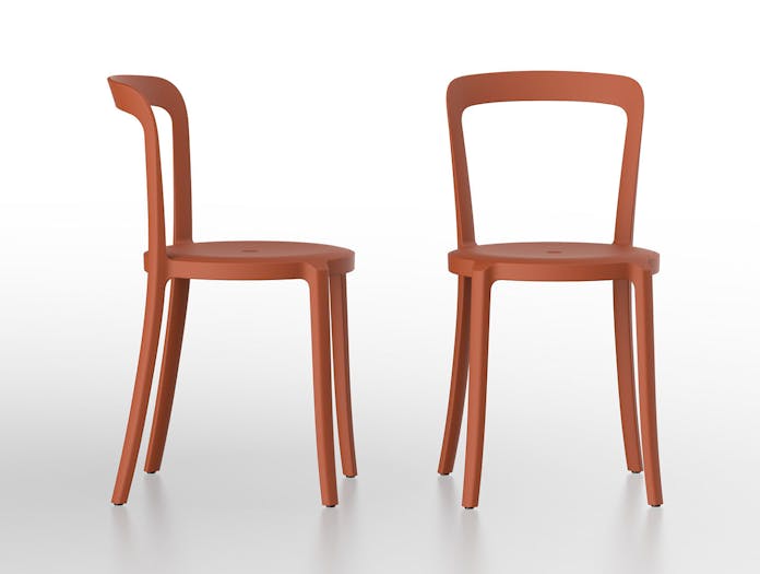 Emeco On and On Chairs orange Edward Barber Jay Osgerby