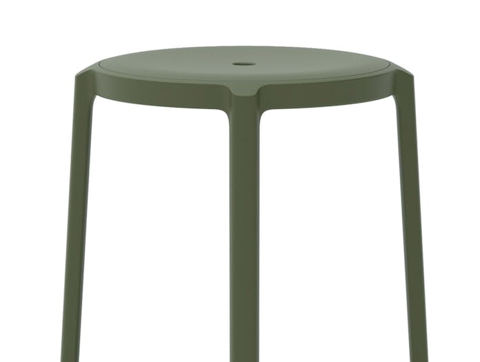 Emeco On and On Stool green detail Edward Barber Jay Osgerby