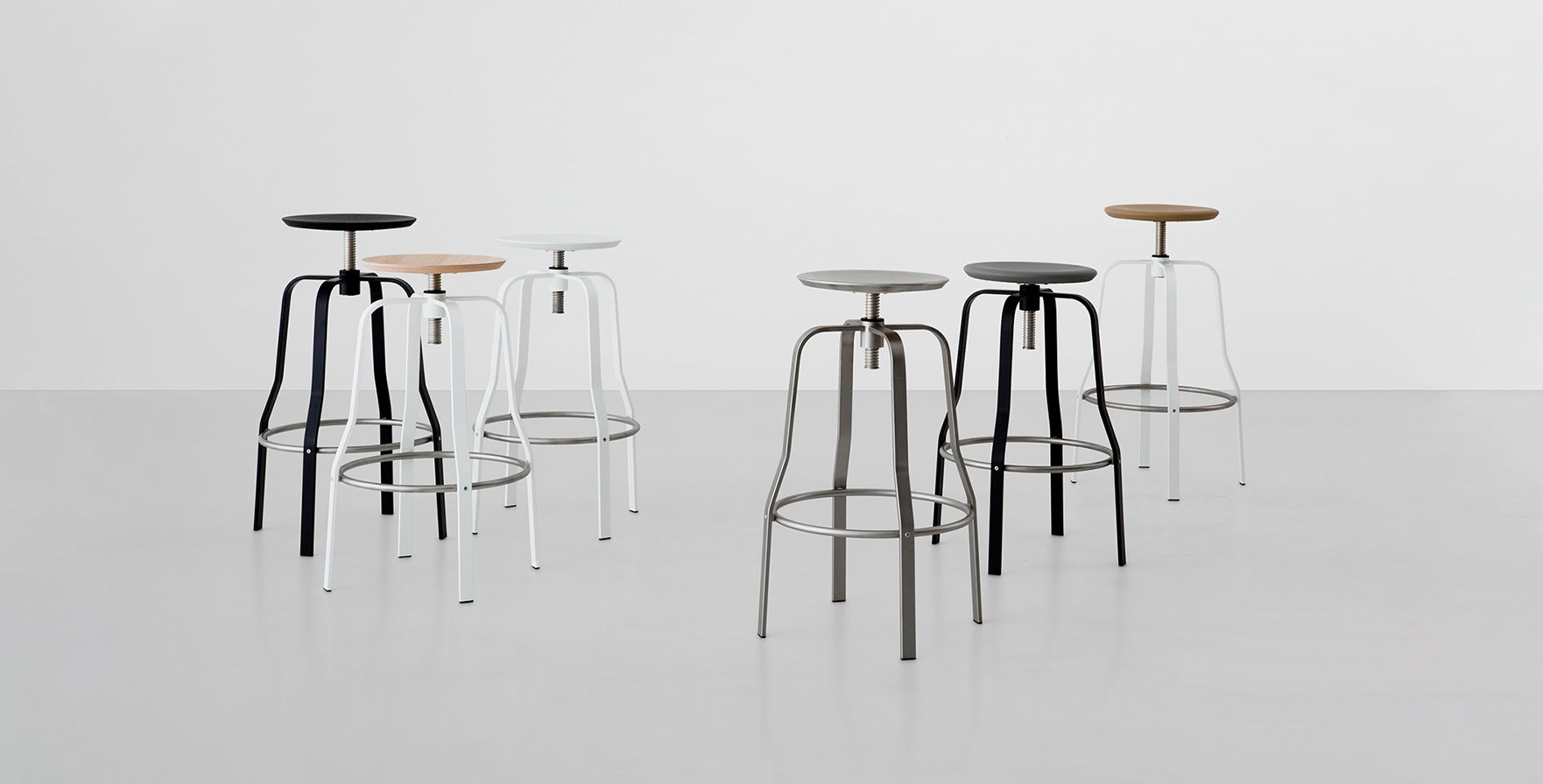 Fabio Bortolani Giro stools Lapalma