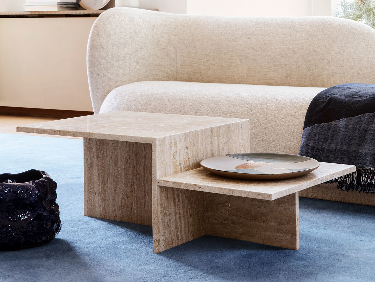 Ferm Distinct Coffee Table travertine 2