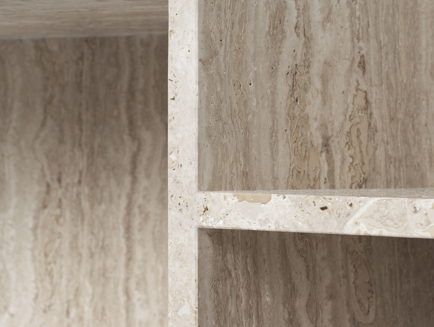 Ferm Distinct Coffee Table travertine detail 1