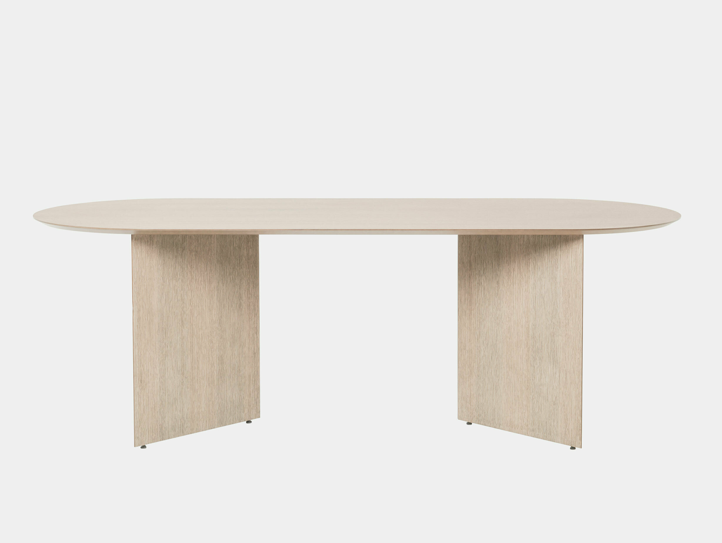 Ferm living mingle table oval natural oak veneer 2