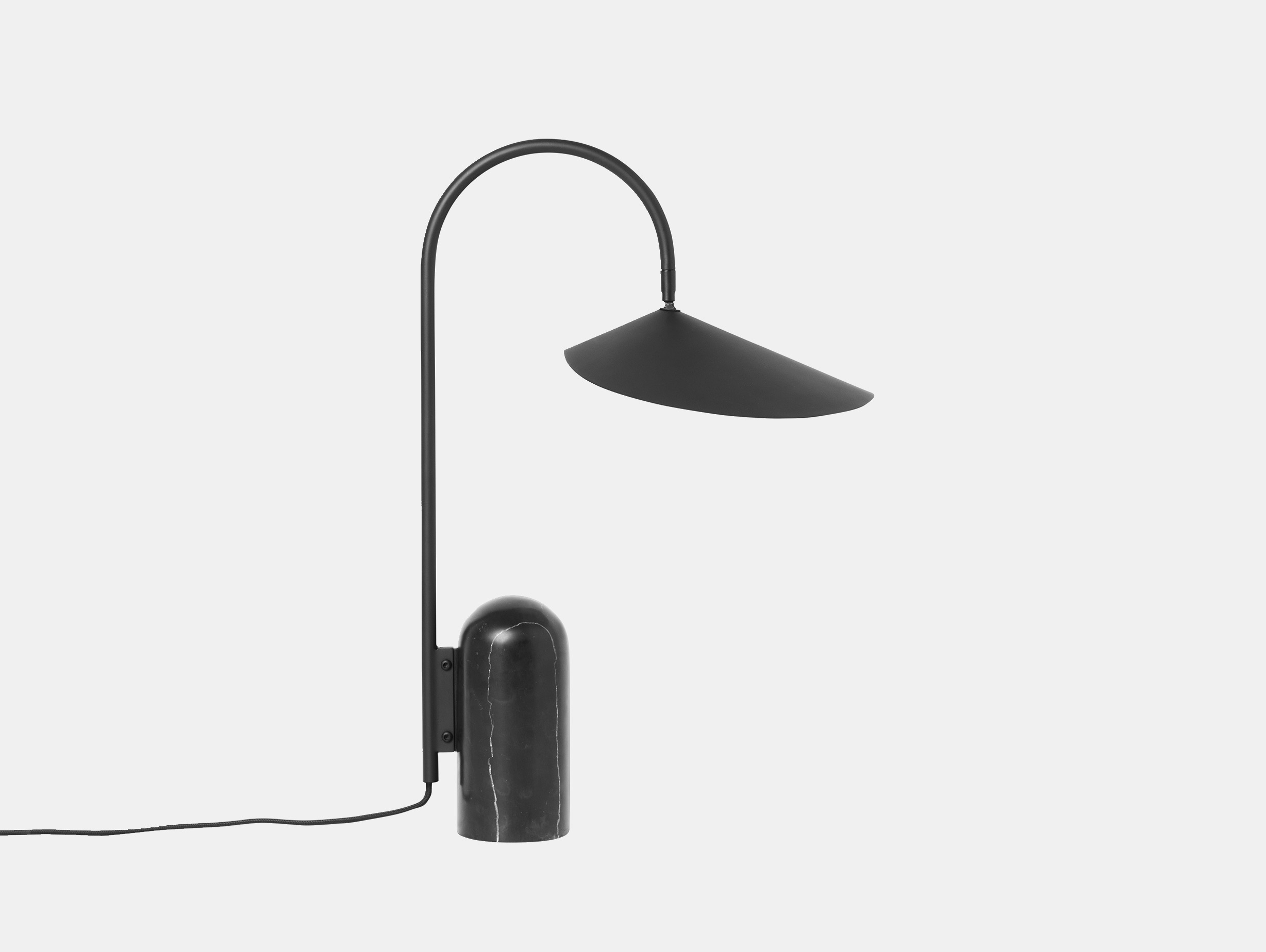 Ferm living arum table lamp blk
