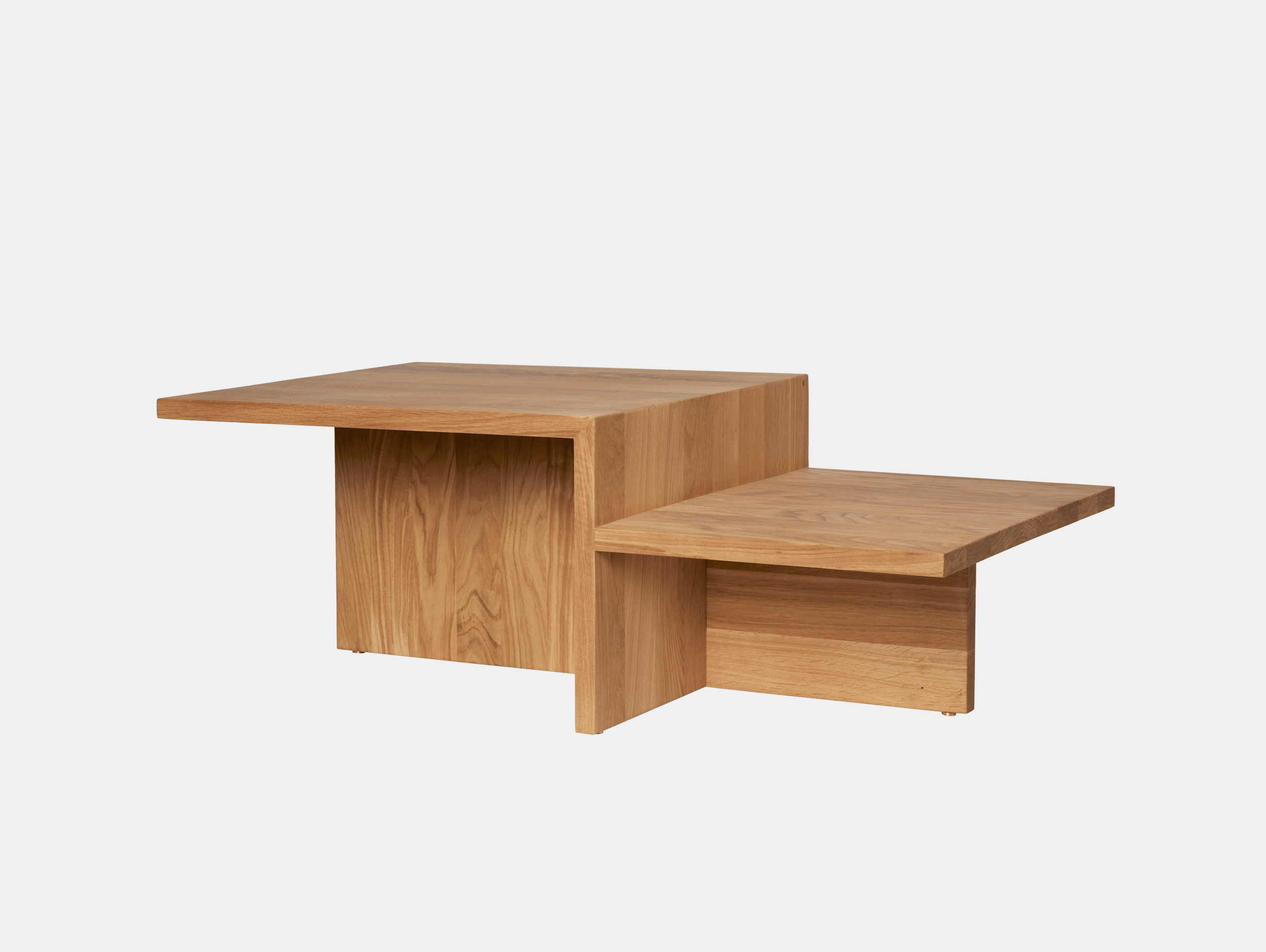 Ferm living distinct coffee table natural oak