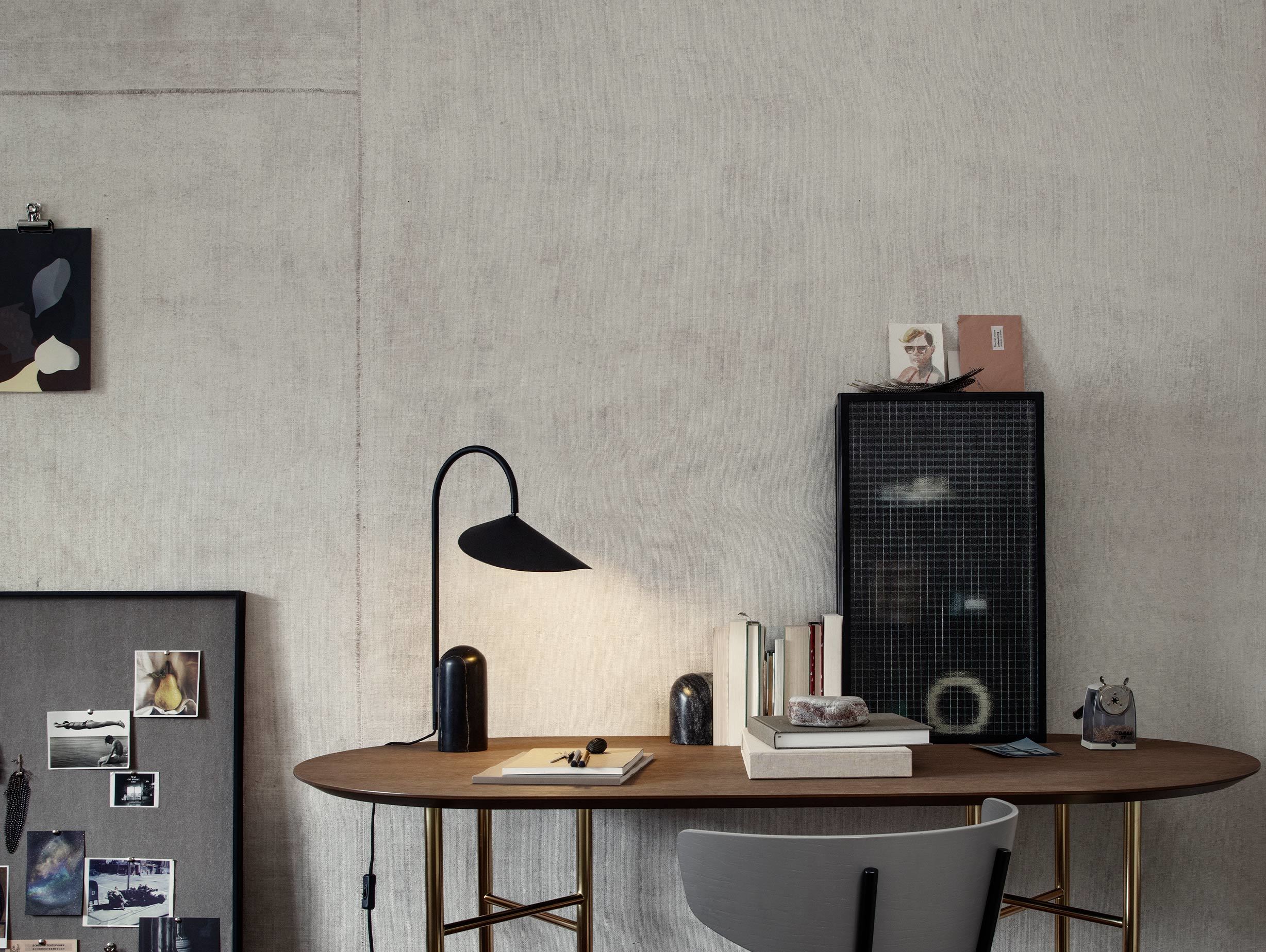 Ferm living arum table lamp blk ls 2