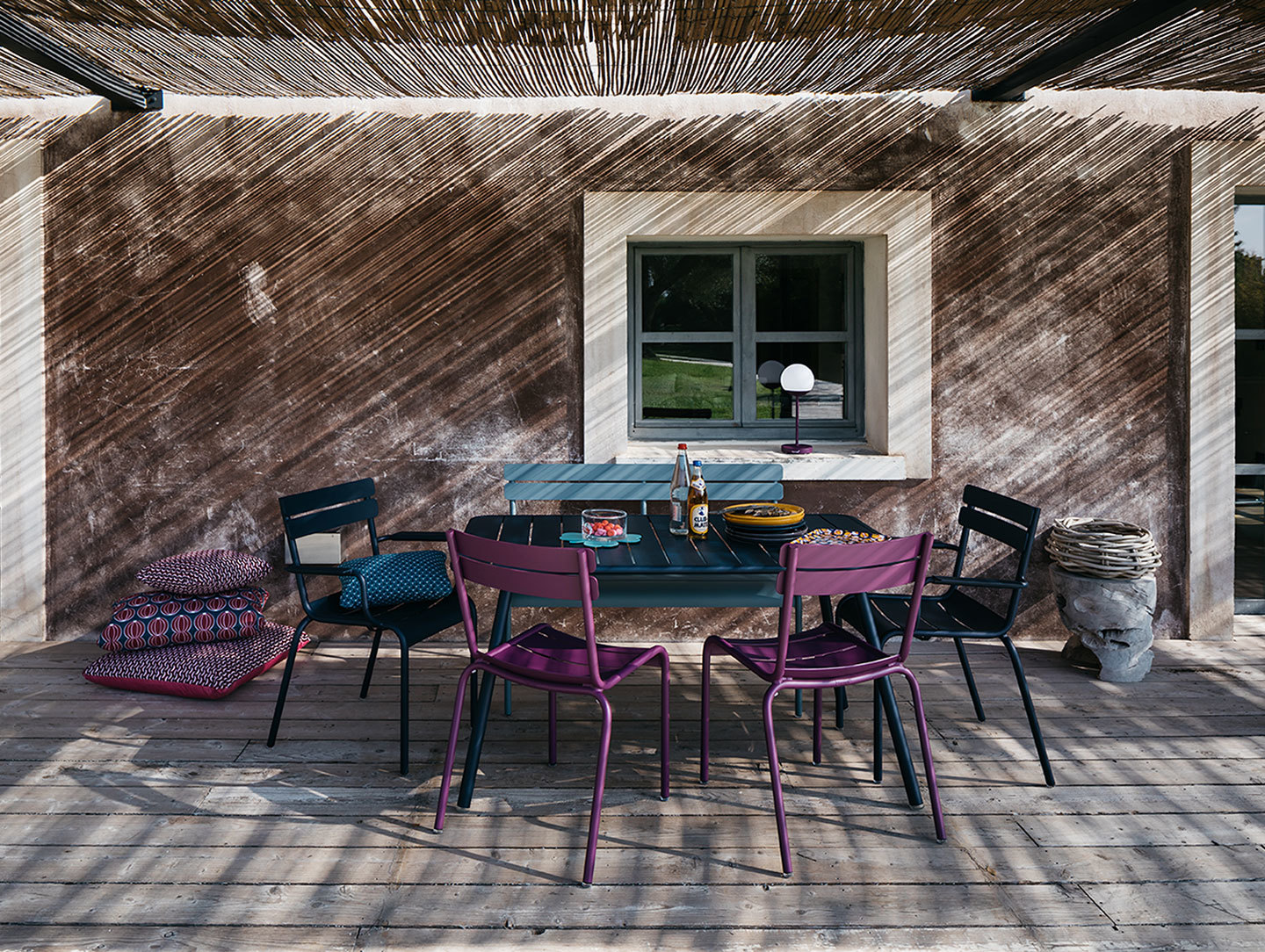 Fermob LUXEMBOURG BLEU ABYSSE DOMAINESAINTECOLOMBE