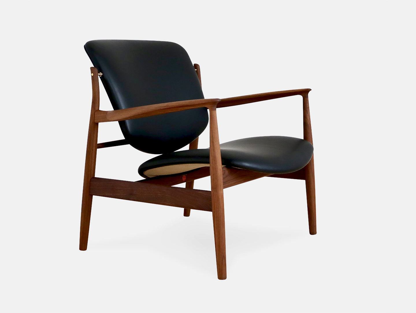 Finn juhl france chair black leather