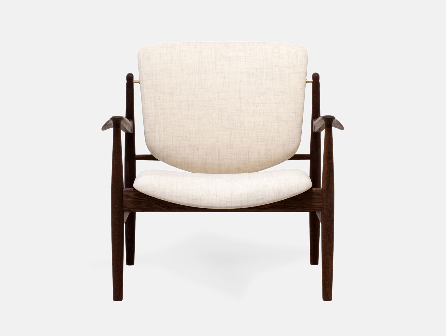 Finn juhl france chair ivory fabric