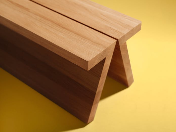 Fogia supersolid object 3 oak bench ls3