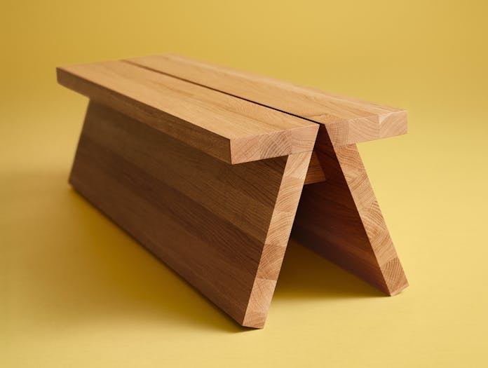 Fogia supersolid object 3 oak bench ls4