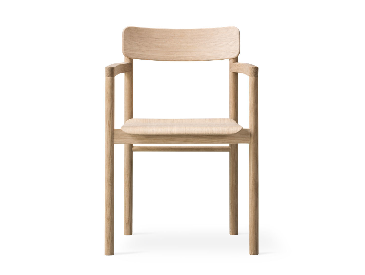 Fredericia Post Chair oak front w Cecilie Manz