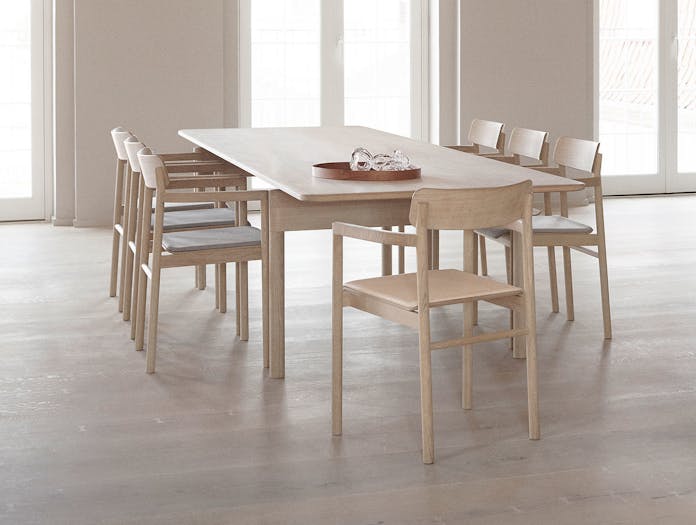 Fredericia Post Chairs oak 1 Cecilie Manz