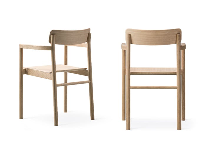 Fredericia Post Chairs oak Cecilie Manz