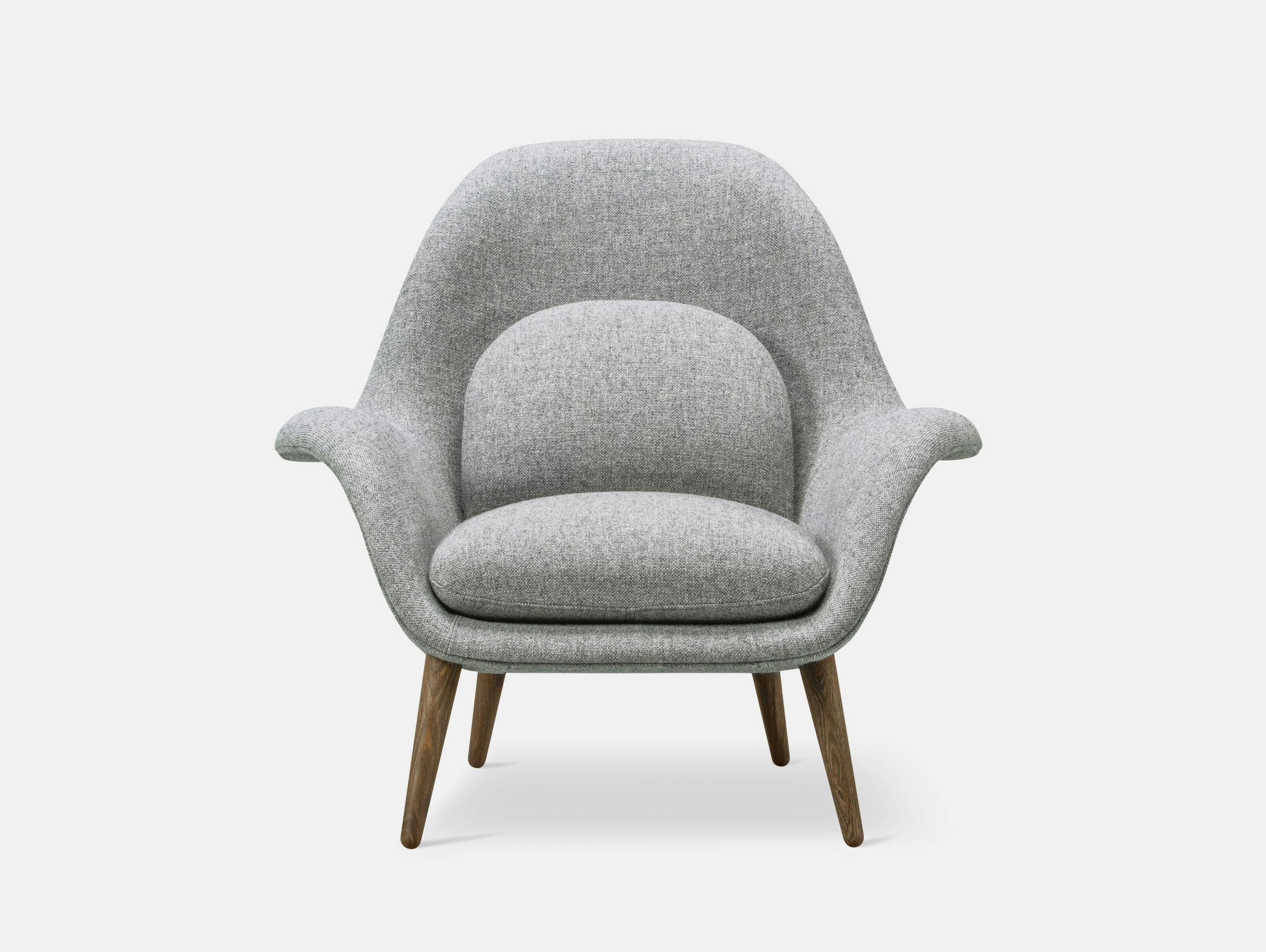 Fredericia Swoon Lounge Chair smoked oak Hallingdal 130 Space Copenhagen