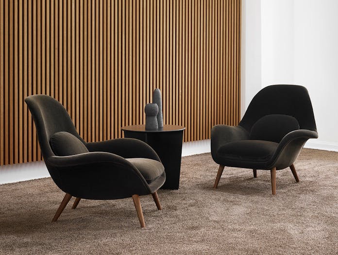 Fredericia Swoon Lounge Chairs 3 Space Copenhagen