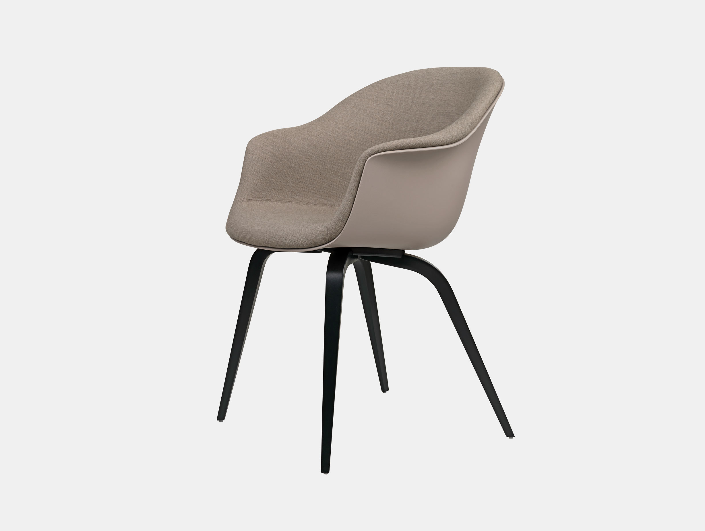 Gubi Bat Dining Chair Front Upholstered Gabriel Crisp Gam Fratesi