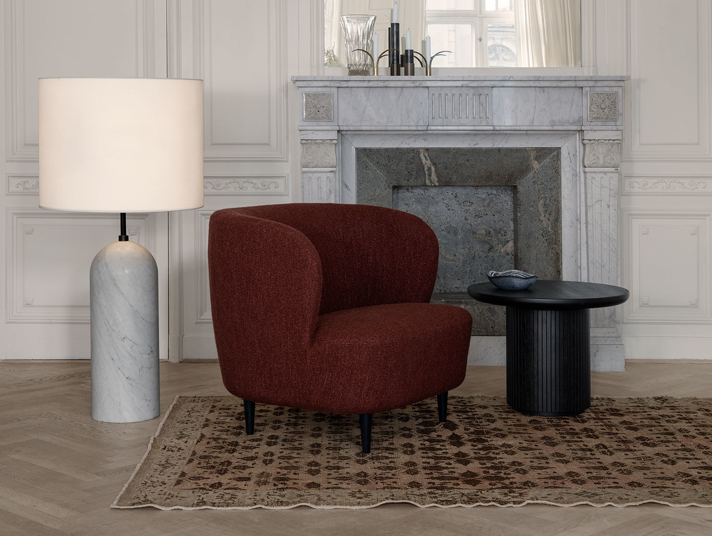 Gubi Gravity Floor Lamp Stay Lounge Chair Moon Coffee Table