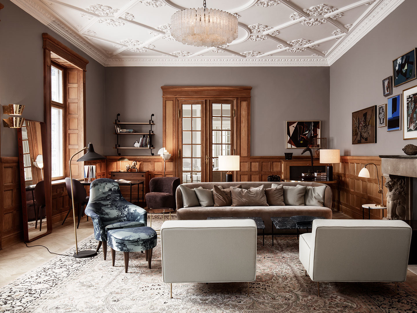 Gubi Modern Line Lounge Chair TS Coffee Table Adam Lounge Chair G10 Floor Lamp 9464 Wall Lamp Stay Sofa B 4 Table Lamp Gravity Table Lamp