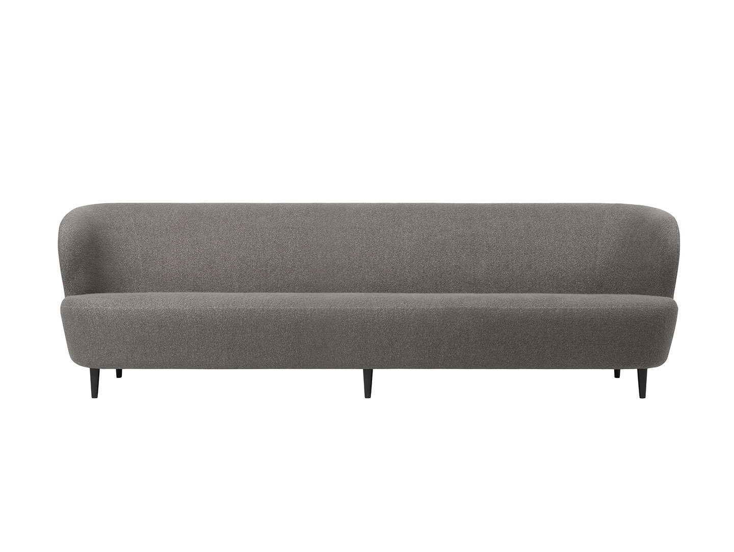 Gubi Stay Sofa 260x95 Wood Black Stained Oak Dedar Belsuede 003