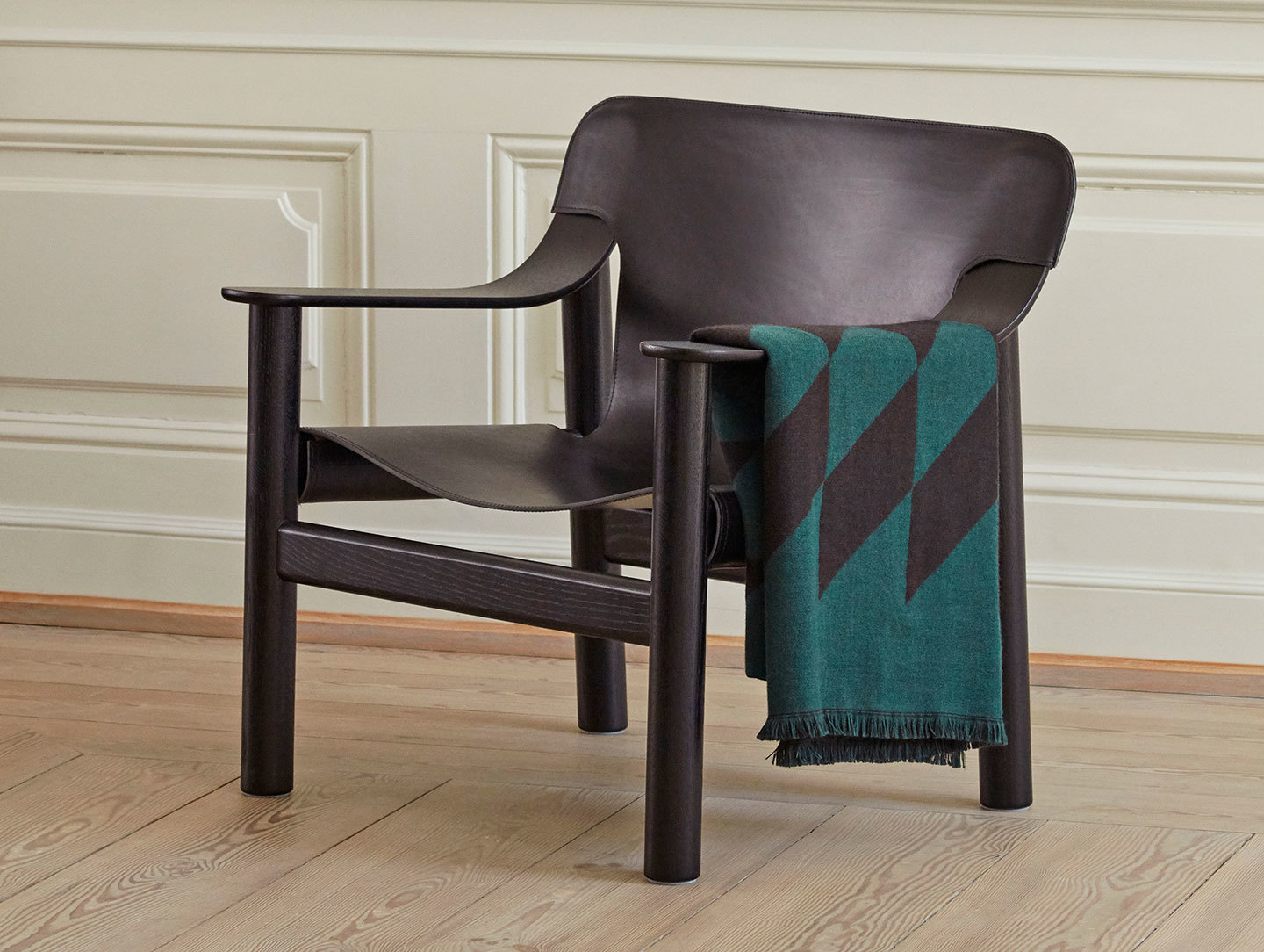 Hay Bernard Easy Chair black leather Shane Schneck