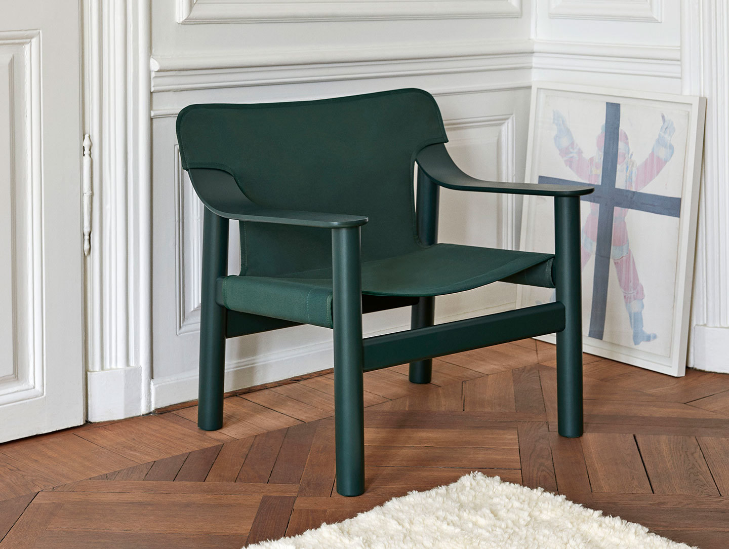 Hay Bernard Easy Chair green 2 Shane Schneck