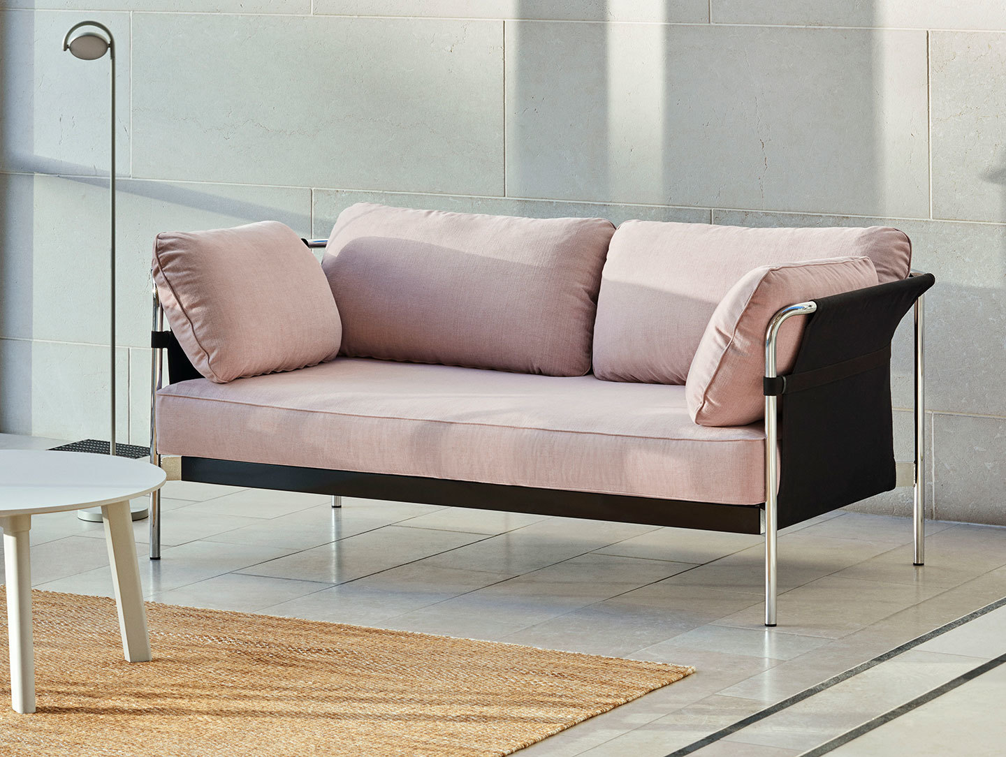 Hay Can Sofa 2 seater Linara 415 chrome Ronan Erwan Bouroullec