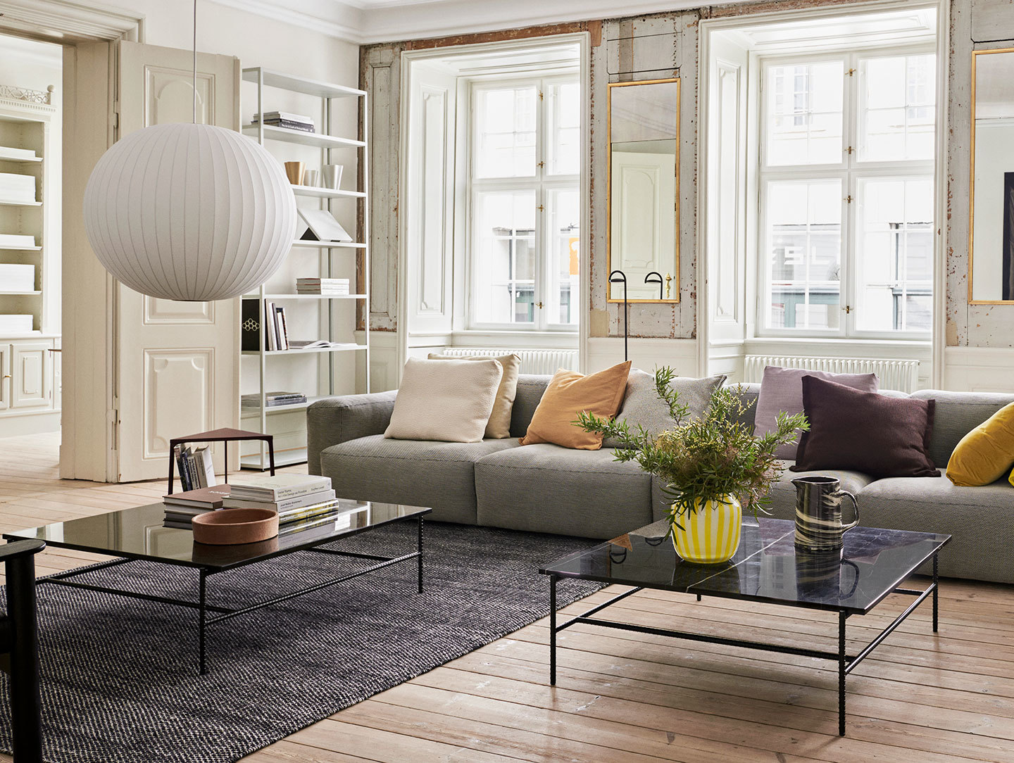 Hay Nelson Ball Bubble Pendant L Rebar Coffee Table Dapper