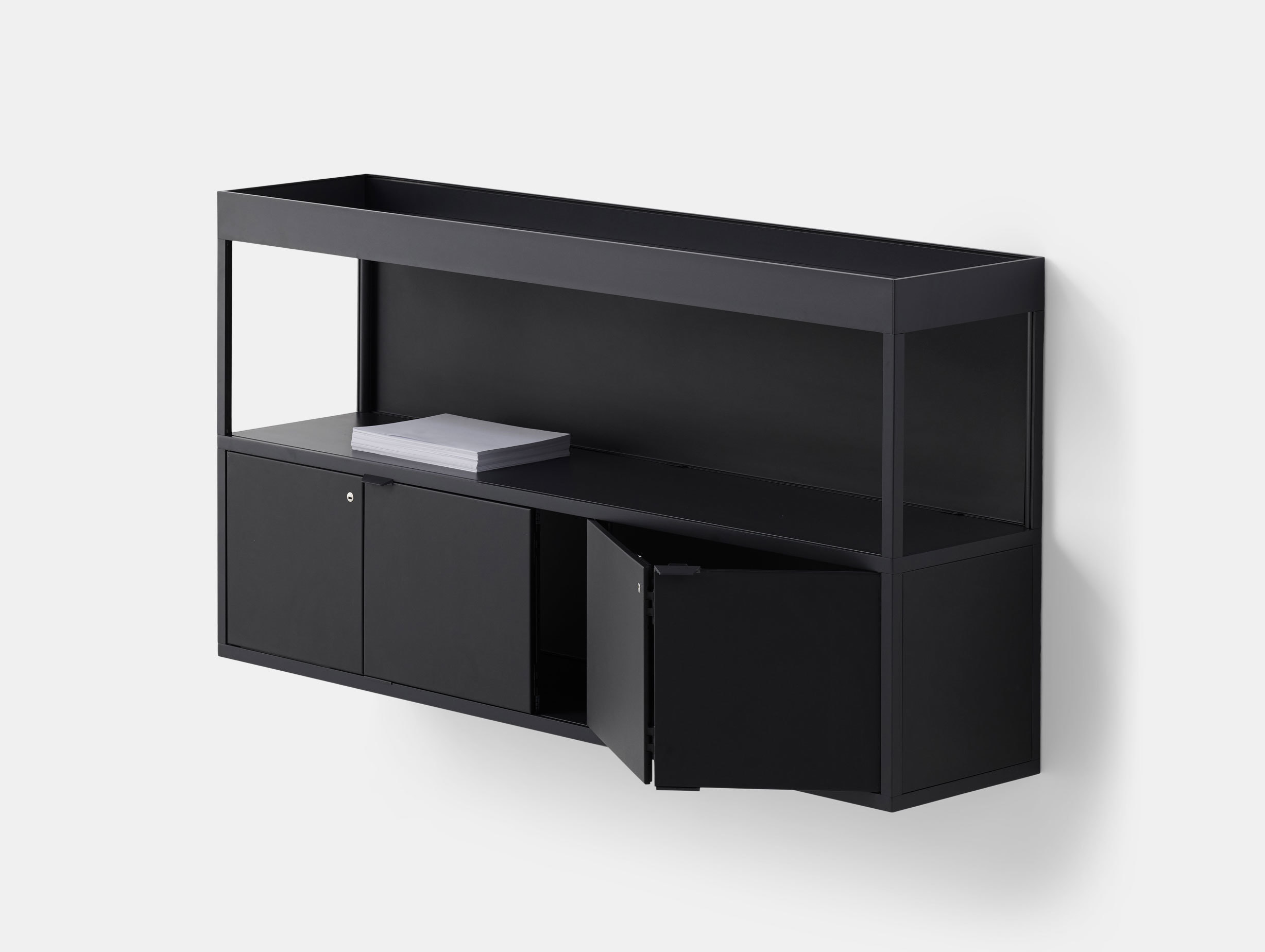 Hay New Order 2 0 Shelving System Config 3 L 150 x D 34 1 x H 78 8 cm Stefan Diez