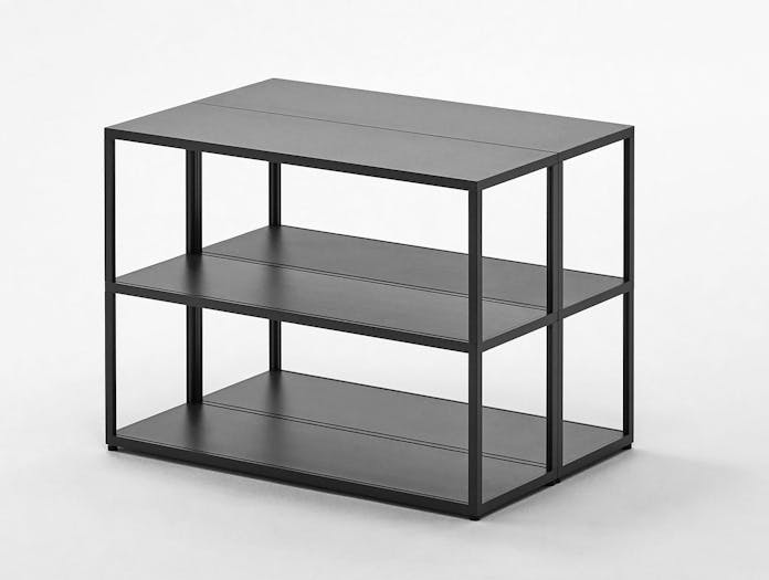 Hay New Order Shelving System Charcoal 2