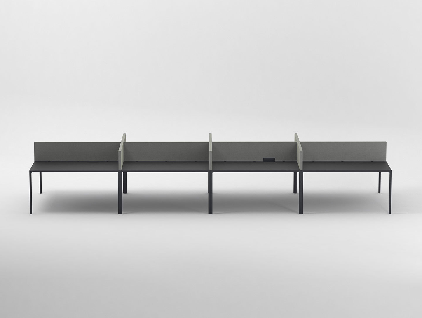 Hay New Order Table with table screen Charcoal 3