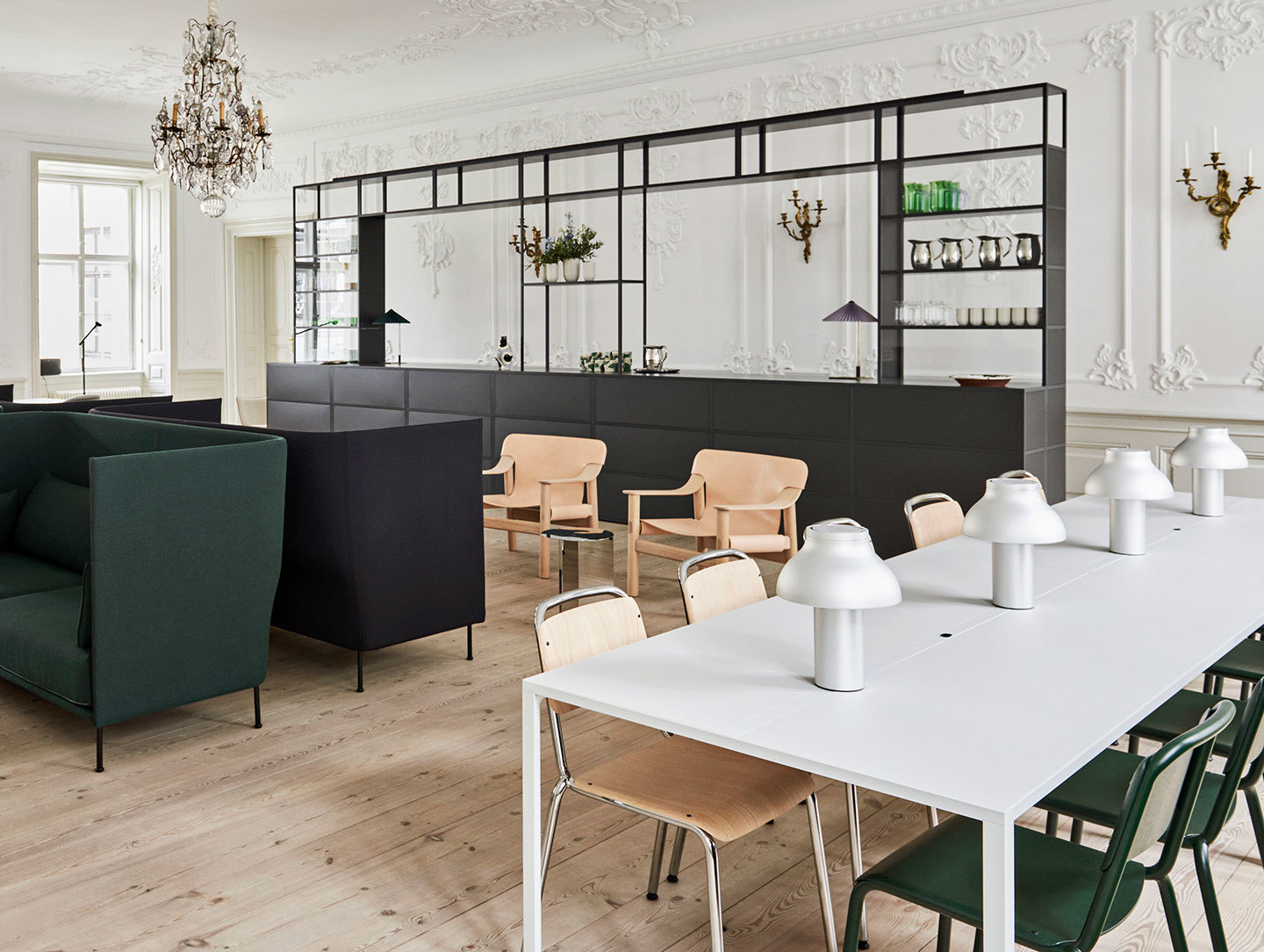 Hay Silhouette Sofa High Backed Halftime Halftime Colour PC Table Lamp Bernard Matin Table Lamp New Order Table