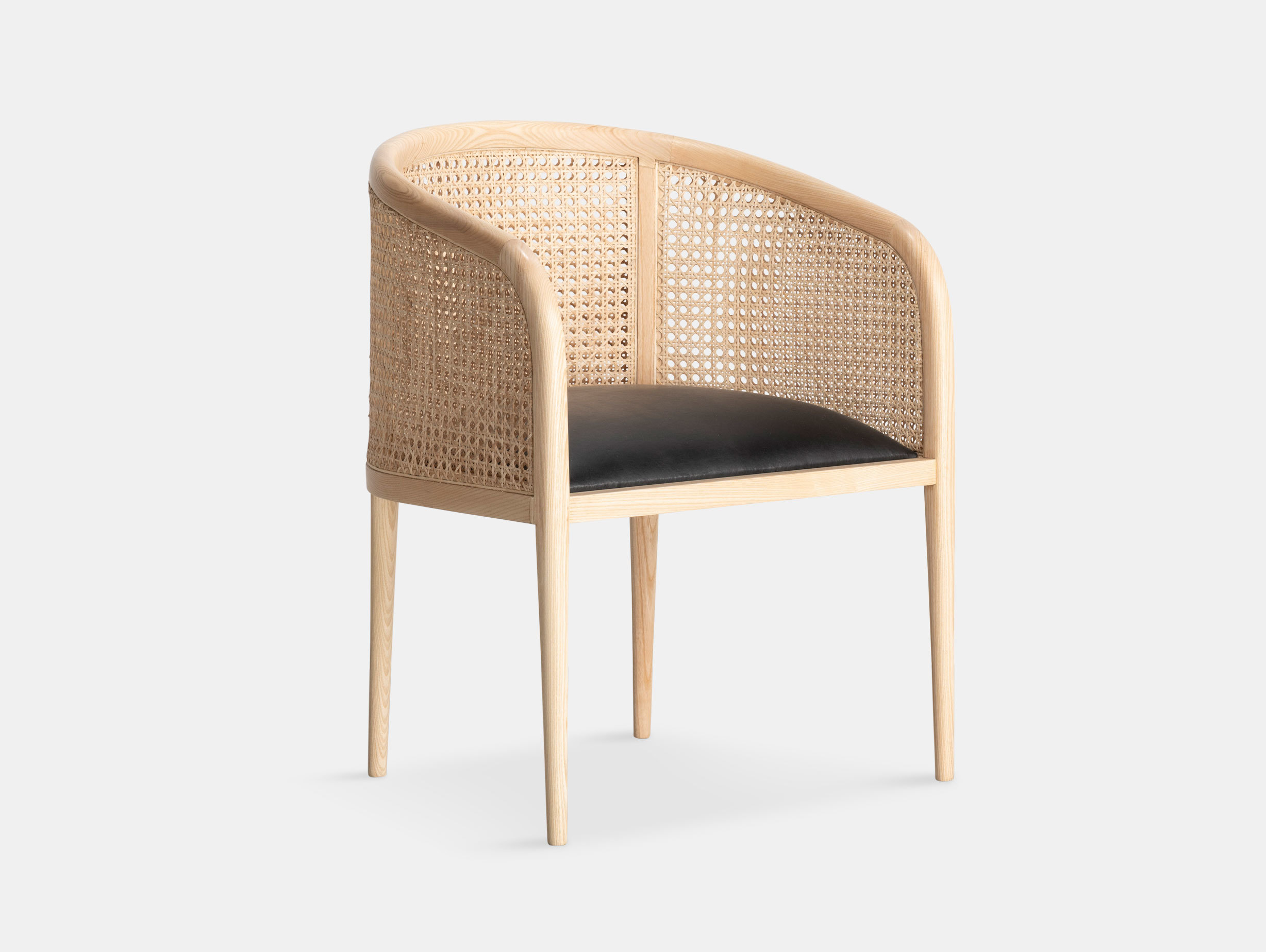 Kam Ce Kam Mera Chair natural ash black leather