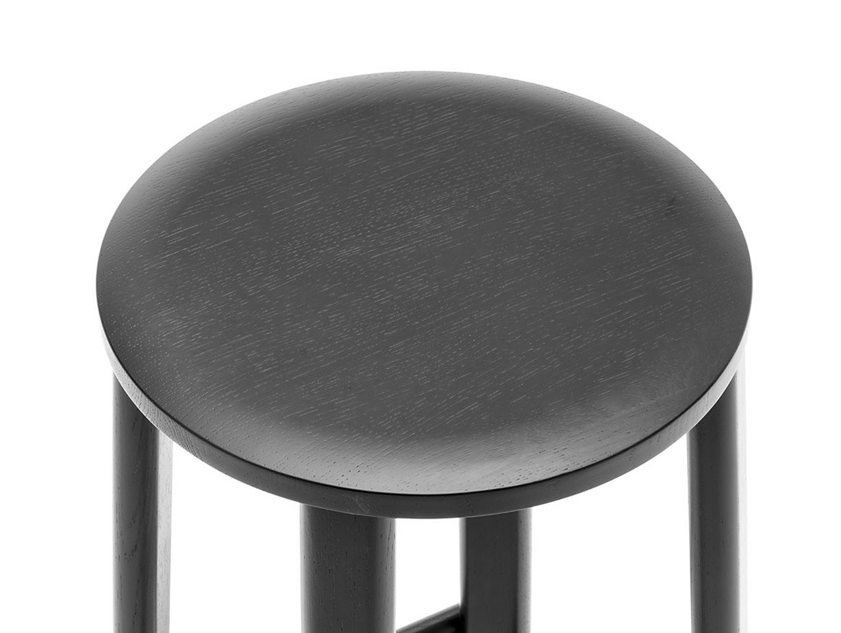Karimoku Archive Barstool black seat detail Christian Haas
