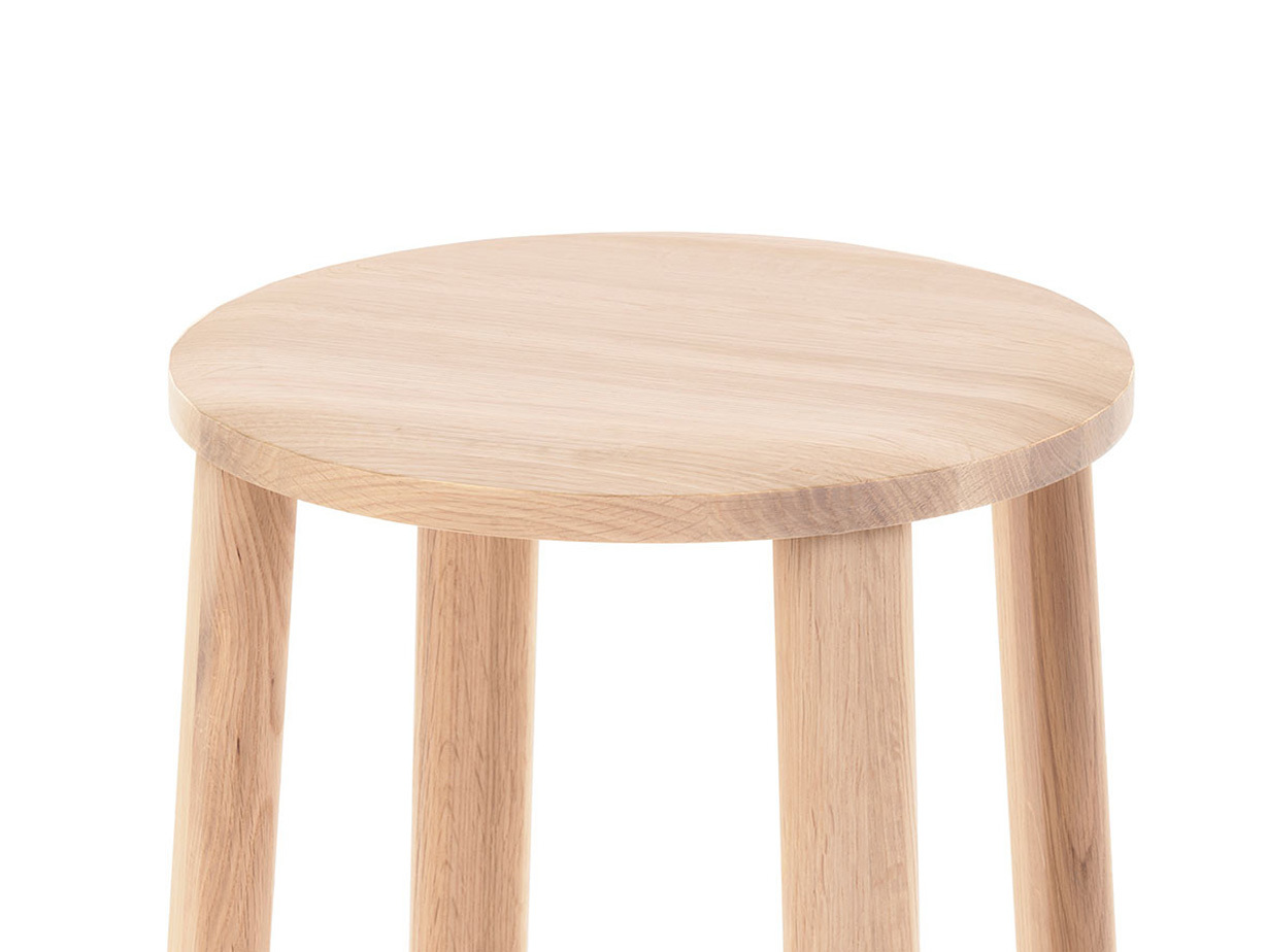 Karimoku Archive Barstool oak seat detail Christian Haas