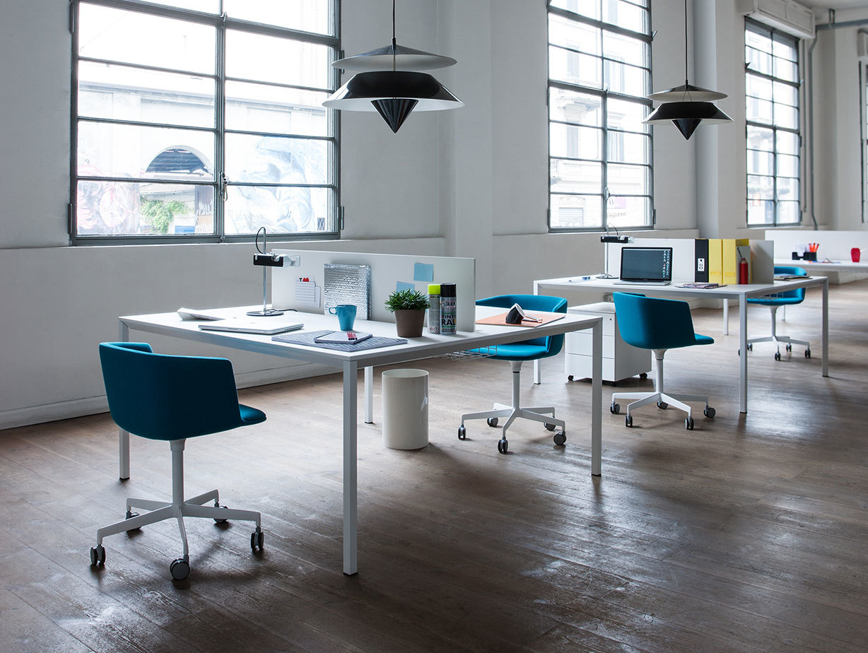 Lapalma Frame Table white desks Romano Marcato