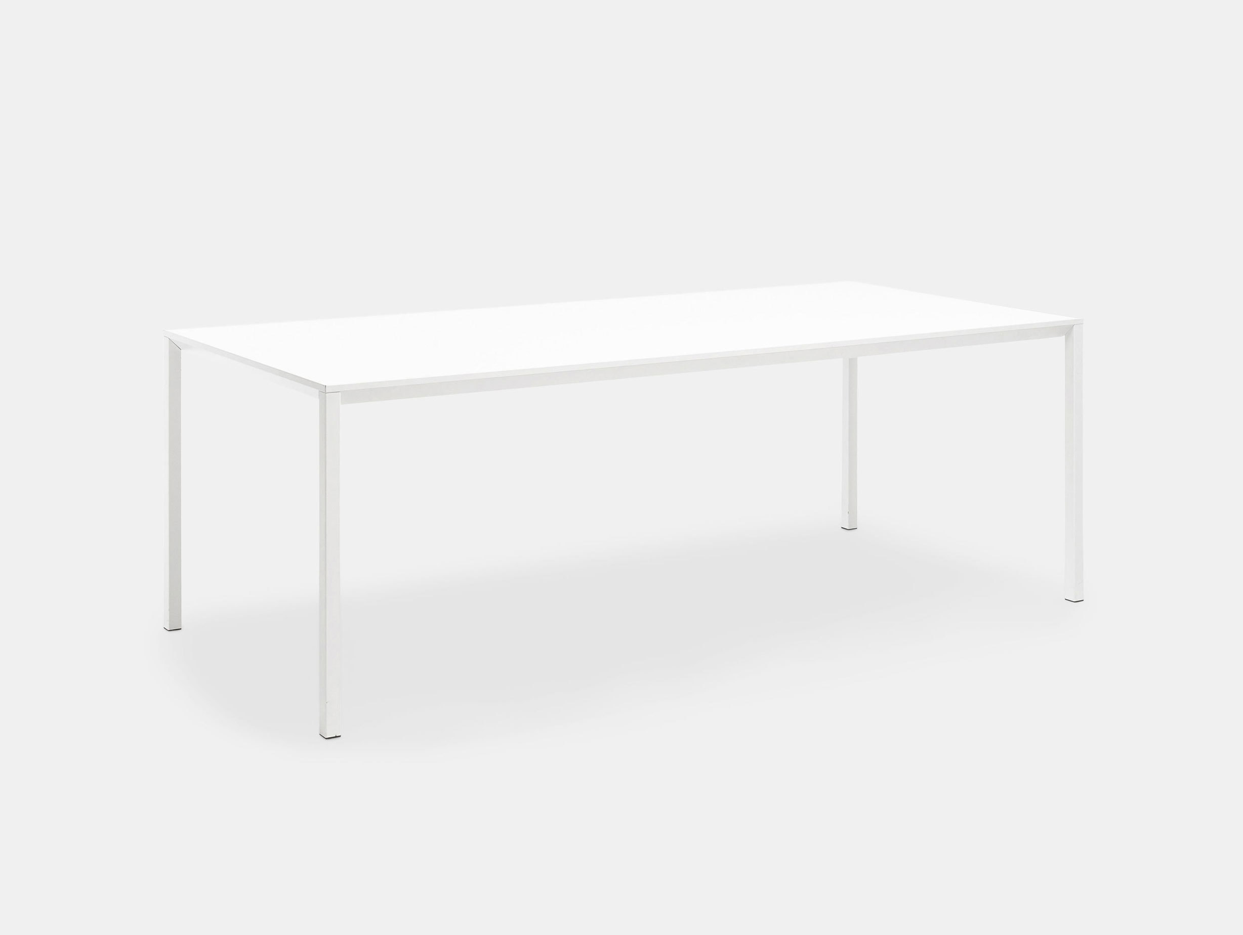 Lapalma Frame Table white rectangular Romano Marcato
