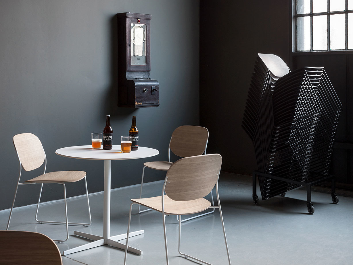 Lapalma Olo Chair stacking 2 Francesco Rota