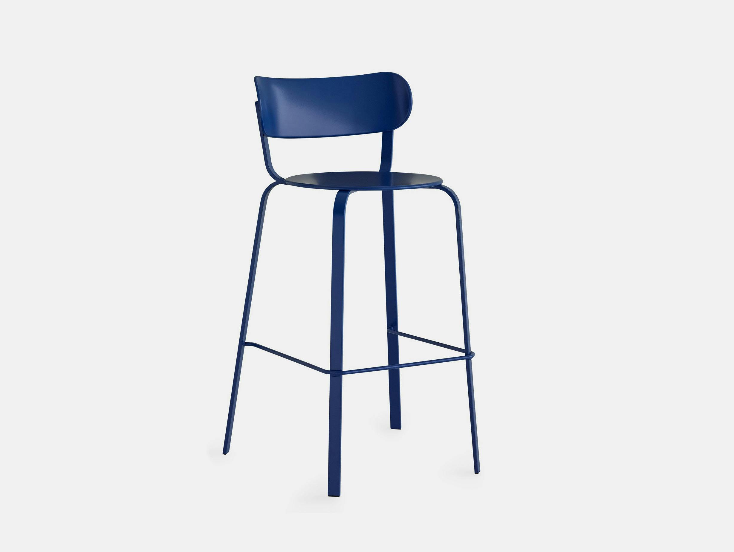 Lapalma Stil stool blue Patrick Norguet